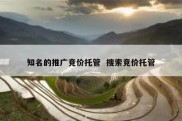 知名的推广竞价托管  搜索竞价托管