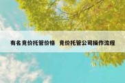 有名竞价托管价格  竞价托管公司操作流程