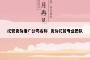 托管竞价推广公司名称  竞价托管专业团队