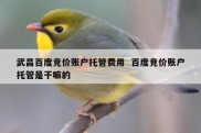 武昌百度竞价账户托管费用  百度竞价账户托管是干嘛的