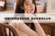 效果好的网站竞价托管  竞价托管优化公司