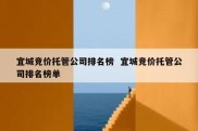 宜城竞价托管公司排名榜  宜城竞价托管公司排名榜单
