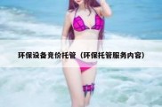 环保设备竞价托管（环保托管服务内容）