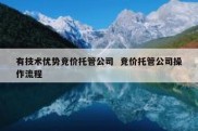 有技术优势竞价托管公司  竞价托管公司操作流程