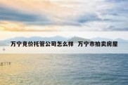 万宁竞价托管公司怎么样  万宁市拍卖房屋
