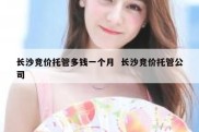 长沙竞价托管多钱一个月  长沙竞价托管公司