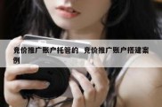 竞价推广账户托管的  竞价推广账户搭建案例