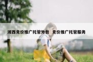湘西竞价推广托管外包  竞价推广托管服务