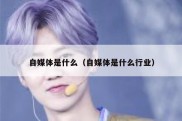 自媒体是什么（自媒体是什么行业）