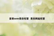 吉安sem竞价托管  竞价网站托管
