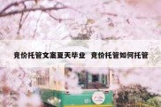 竞价托管文案夏天毕业  竞价托管如何托管