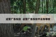 运营广告投放  运营广告投放平台有哪些