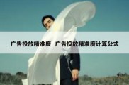 广告投放精准度  广告投放精准度计算公式