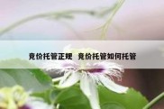 竞价托管正规  竞价托管如何托管