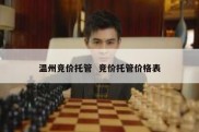 温州竞价托管  竞价托管价格表