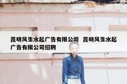 昆明风生水起广告有限公司  昆明风生水起广告有限公司招聘