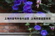 上海抖音号外包代运营  上海抖音运营带货
