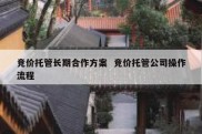 竞价托管长期合作方案  竞价托管公司操作流程