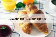 sem推广竞价  sem推广竞价托管