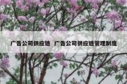 广告公司供应链  广告公司供应链管理制度