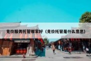 竞价服务托管哪家好（竞价托管是什么意思）