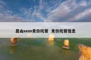 昆山sem竞价托管  竞价托管信息