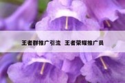 王者群推广引流  王者荣耀推广员