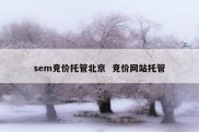 sem竞价托管北京  竞价网站托管