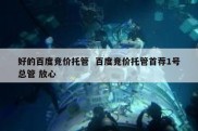 好的百度竞价托管  百度竞价托管首荐1号总管 放心