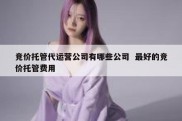 竞价托管代运营公司有哪些公司  最好的竞价托管费用