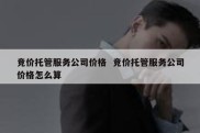 竞价托管服务公司价格  竞价托管服务公司价格怎么算