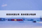 找竞价托管公司  竞价托管公司选择