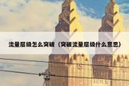 流量层级怎么突破（突破流量层级什么意思）