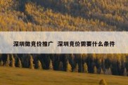 深圳做竞价推广  深圳竞价需要什么条件