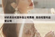 好的竞价托管外包公司费用  竞价托管代运营公司