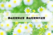 佛山短视频运营  佛山短视频代运营