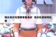 四川竞价托管哪家服务好  竞价托管如何托管