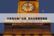 六安竞价推广托管  竞价托管哪家便宜