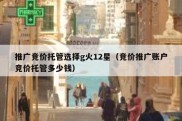 推广竞价托管选择g火12星（竞价推广账户竞价托管多少钱）