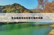 包含威海竞价托管方案的词条