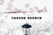 行业竞价托管  竞价托管行情