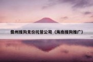 儋州搜狗竞价托管公司（海南搜狗推广）