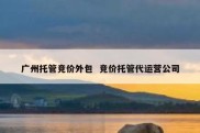 广州托管竞价外包  竞价托管代运营公司