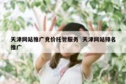 天津网站推广竞价托管服务  天津网站排名推广