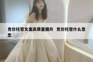 竞价托管文案高质量图片  竞价托管什么意思