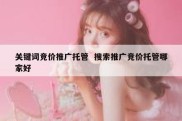 关键词竞价推广托管  搜索推广竞价托管哪家好