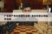 广东账户竞价托管代运营  竞价托管公司操作流程