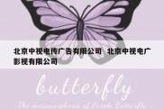 北京中视电传广告有限公司  北京中视电广影视有限公司