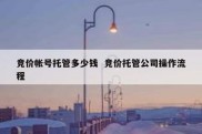 竞价帐号托管多少钱  竞价托管公司操作流程