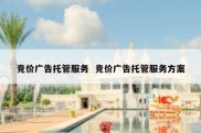 竞价广告托管服务  竞价广告托管服务方案